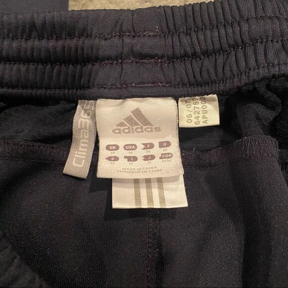 ADIDAS Navy Joggers Size Medium Size Stripes - Picture 12 of 16